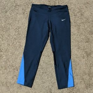 Nike dri fit cropped running leggings